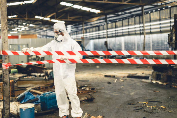 Professional Drug Lab Cleanup technician working in Spring Hill, FL